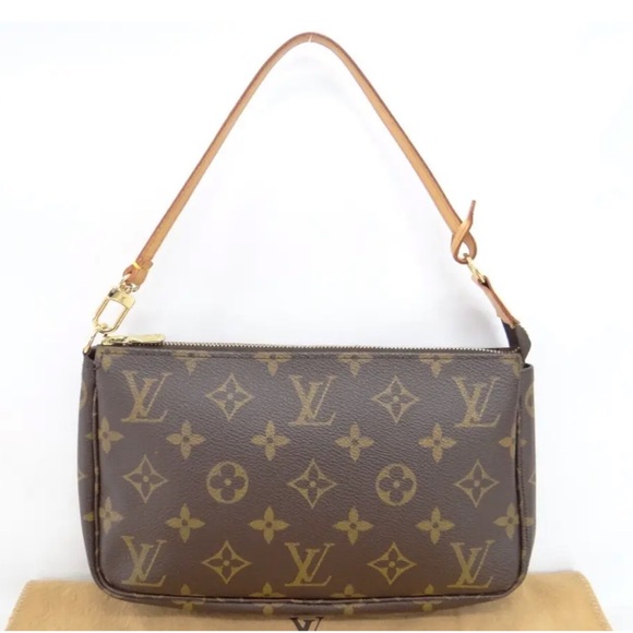 Louis Vuitton Handbags - Authenticated Louis Vuitton Pochette Accessories Shoulder Bag Pouch Purse